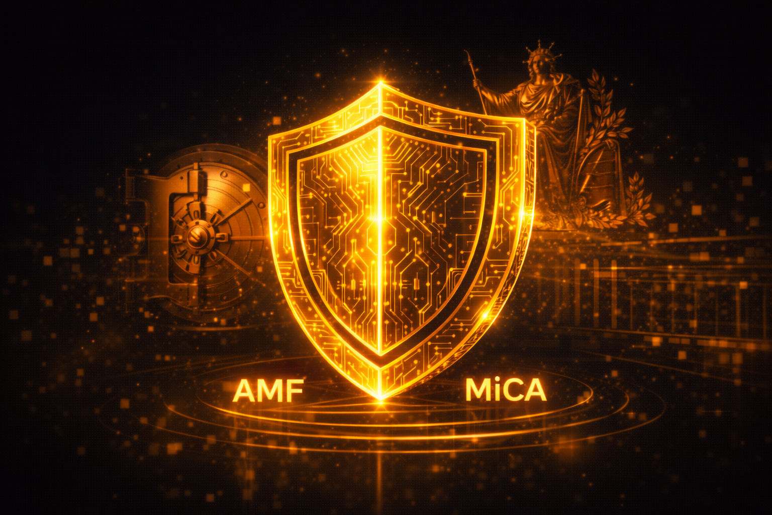 Coinhouse AMF Registration Shield