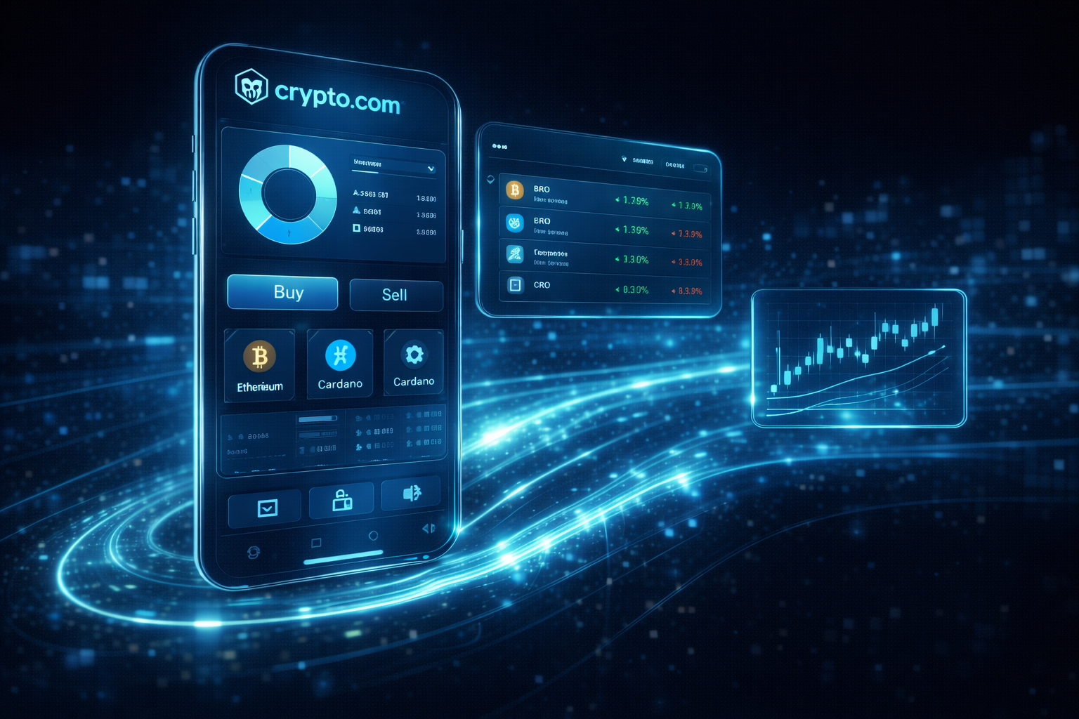 Crypto.com Mobile App Interface