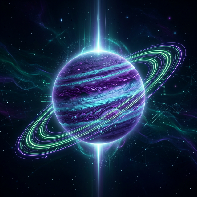 Vue d'ensemble de Jupiter Cosmique