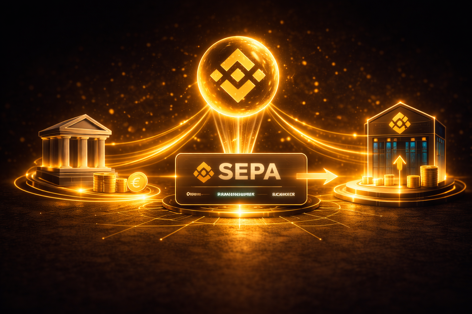 D&eacute;p&ocirc;t et achat sur Binance